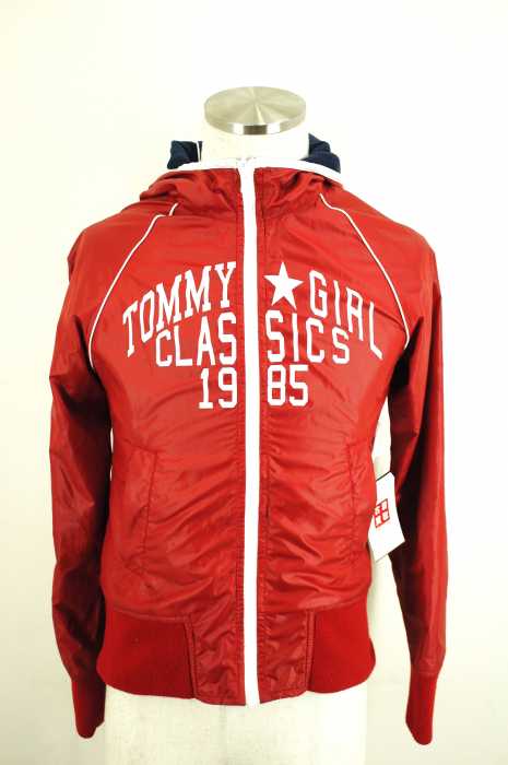 tommy girl (トミーガール) リバーシブルフード付きジップブルゾン レディース トップス