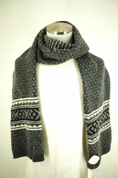 eYe JUNYA WATANABE COMME des GARCONS MAN (アイジュンヤワタナベコムデギャルソンマン) ドットウールニットマフラー メンズ ファッション雑貨