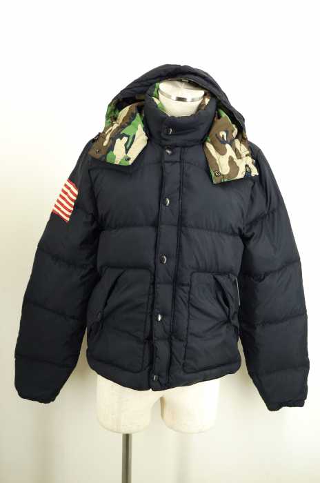 DENIM & SUPPLY RALPH LAUREN （デニム&サプライ ラルフローレン） 裏地カモ柄ナイロンダウンジャケット メンズ アウター