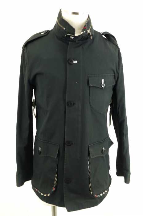 BURBERRY ブラック ミリタリージャケット BURBERRY BLACK LABEL （バーバリーブラックレーベル） M-65