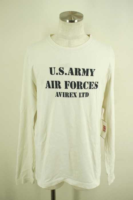 AVIREX （アヴィレックス） バックプリント長袖Tシャツ メンズ トップス