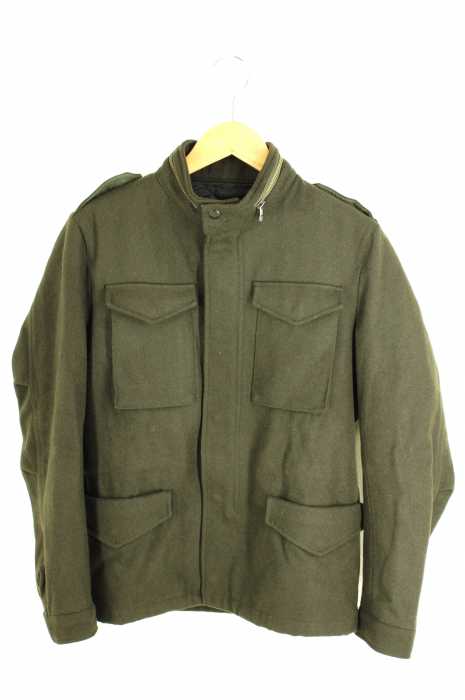 ESSENTIAL GARMENT MEN'S BIGI（エッセンシャルガーメントメンズビギ） M-65 ミリタリージャケット ウールメルトン メンズ アウター