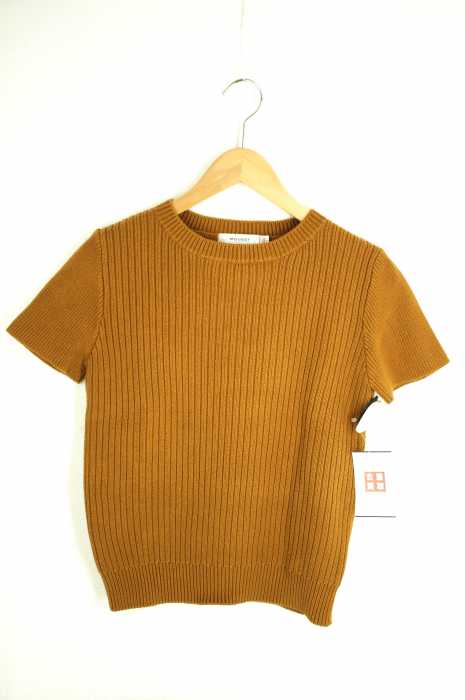 moussy （マウジー） RAMIE MIX RIB KNIT レディース トップス