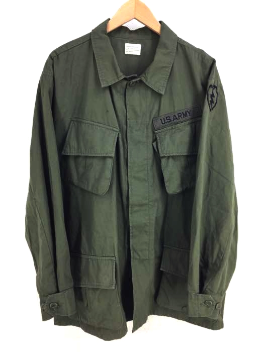 USED古着(ユーズドフルギ) 70s〜 ジャングルファティーグジャケット メンズ 表記無 【中古】【ブランド古着バズストア】 USED古着（ユーズドフルギ） ジャングルファティーグ ジャケット