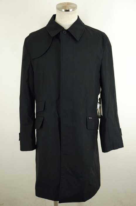 BURBERRY BLACK LABEL (バーバリーブラックレーベル) フライフロントトレンチコート メンズ アウター