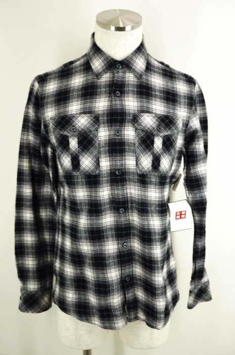 BURBERRY BLACK LABEL （バーバリーブラックレーベル） フラップポケットネルチェックシャツ メンズ トップス