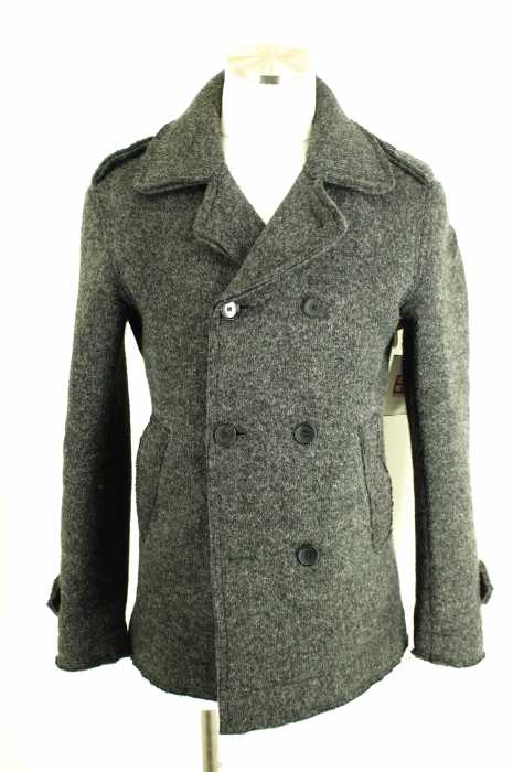 KATHARINE HAMNETT LONDON (キャサリンハムネットロンドン) ウールピーコート メンズ アウター