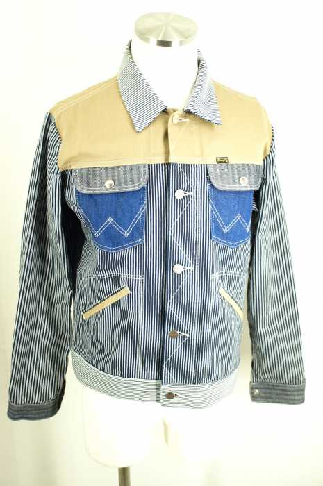 Wrangler （ラングラー） ヒッコリー 切替 パッチワーク メンズ アウター