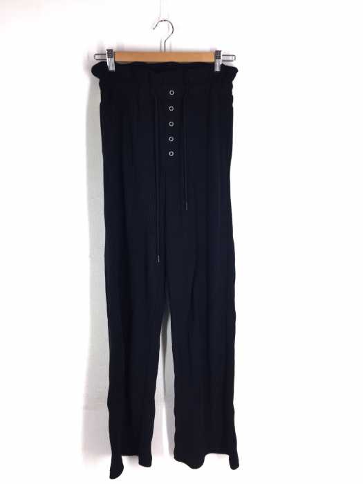 MACPHEE（マカフィー） 20SS コットンランダムリブ セミフレアイージーパンツ レディース パンツ