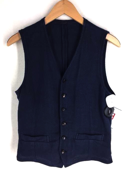 LARDINI（ラルディー二） コットンレーヨン ジャガード ガーメントダイ シングルジレ メンズ トップス
