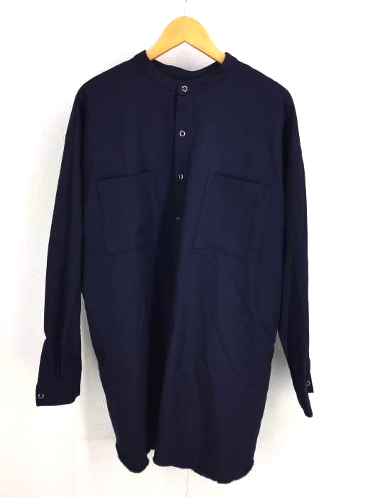 USED古着（ユーズドフルギ） ビッグヘンリーネックシャツ メンズ トップス