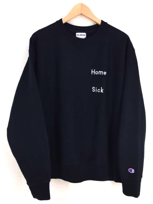 CLBUN(シーエルビーユーエヌ) EMB HOME SICK CREW メンズ トップス