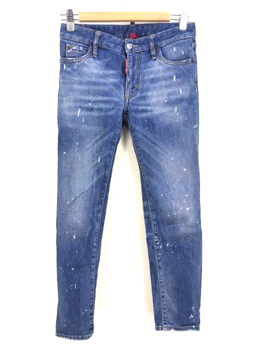 DSQUARED2(ディースクエアード) Medium waist croppde twiggy jean レディース パンツ