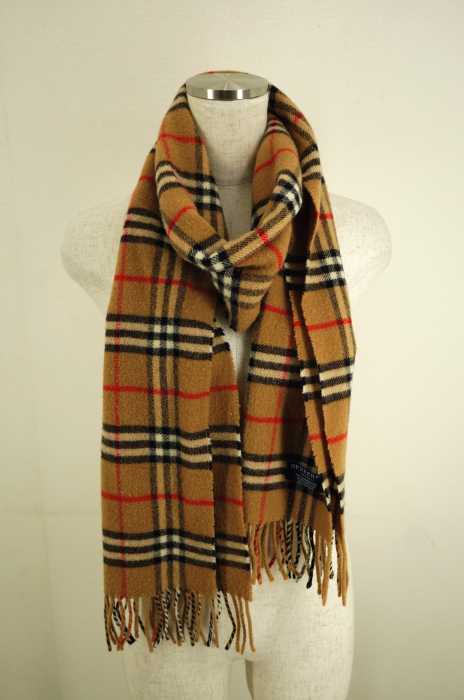 BURBERRY LONDON（バーバリーロンドン） ウールマフラー メンズ ファッション雑貨