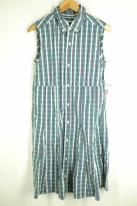 Beams Boy ビームスボーイ チェック B D アンブレラ ノースリーブ レディース ワンピース ブランド古着買取販売バズストア