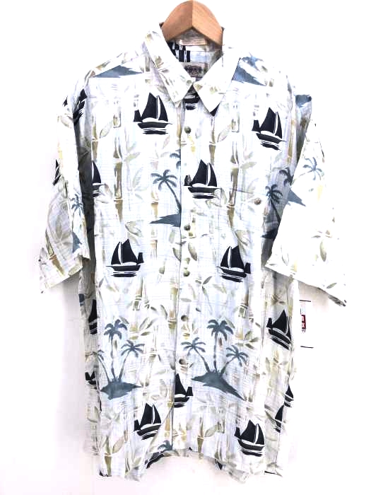 CAMPIA MODA(カンピア モダ) レーヨンアロハシャツ メンズ トップス