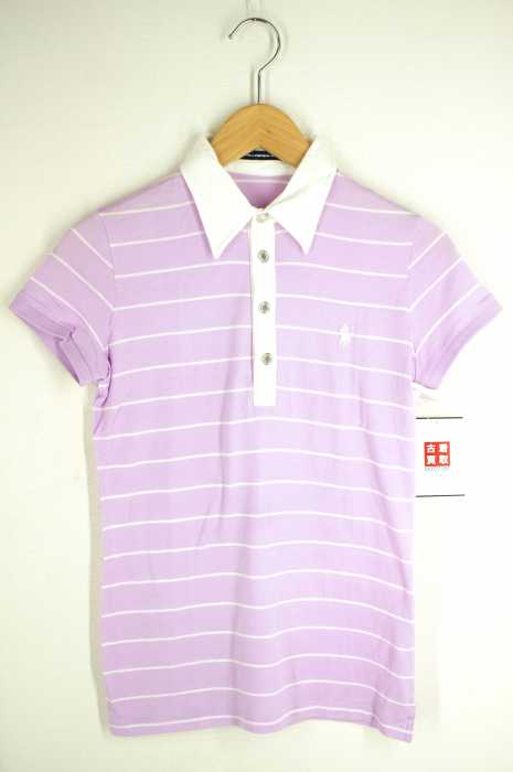 RALPH LAUREN GOLF（ラルフローレンゴルフ） ボーダー柄 メタルボタン レディース トップス