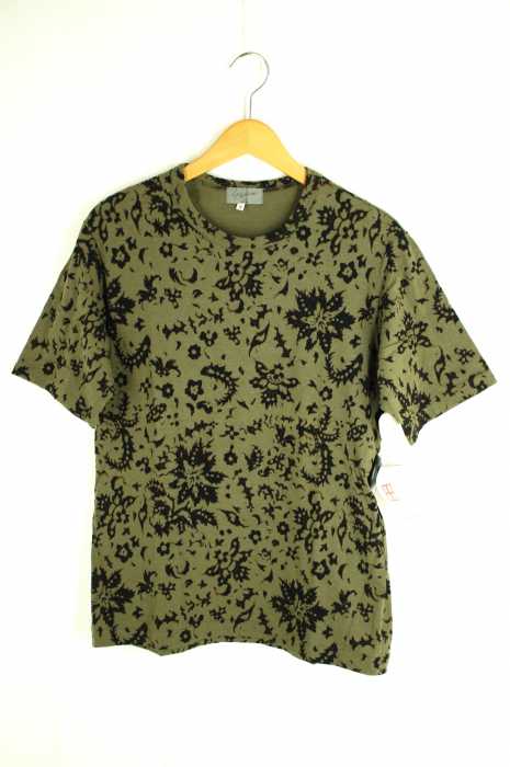 Yohji Yamamoto POUR HOMME (ヨウジヤマモトプールオム) ボタニカル カモ柄Tシャツ メンズ トップス
