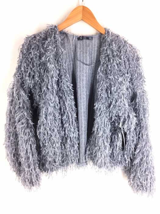 BERSHKA（ベルシュカ） ラメ入りフェイクファーブルゾン レディース アウター