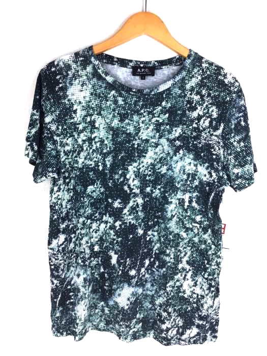 A.P.C.（アーペーセー） 総柄クルーネックTシャツ レディース トップス