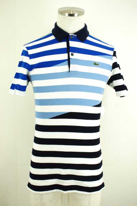 LACOSTE （ラコステ） マルチカラーボーダーポロシャツ メンズ トップス