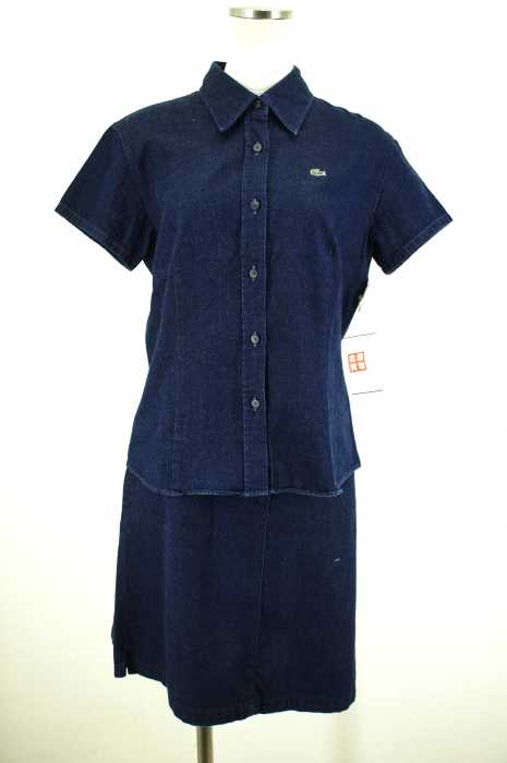 LACOSTE (ラコステ) セットアップ デニムシャツ・スカート レディース トップス