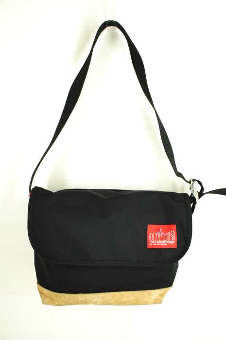 Manhattan Portage (マンハッタンポーテージ) スウェードファブリックメッセンジャーバッグ メンズ バッグ