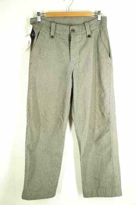 MHL. （エムエイチエル） CHEF CHECK COTTON WOOL 千鳥格子パンツ メンズ パンツ