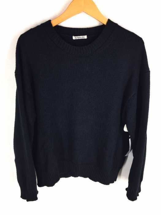 AURALEE （オーラリー） GIZA SUPERSOFT KNIT P/O メンズ トップス