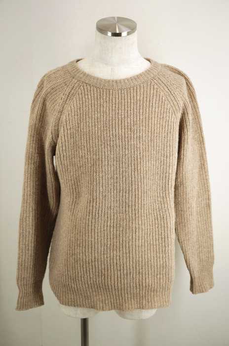 H. ROBINSON KNITTING (エイチロビンソンニッティング) 畦編みウールニットセーター メンズ トップス