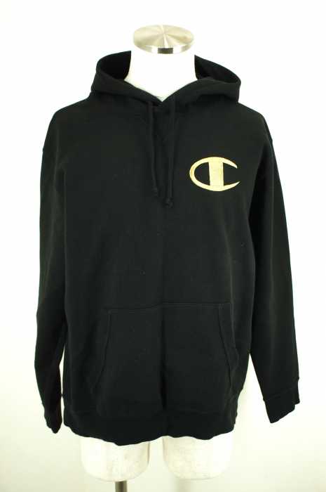 Champion （チャンピオン） 刺繍入りプルオーバーパーカー メンズ トップス