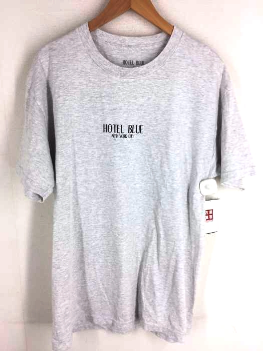 HOTEL BLUE(ホテルブルー) クルーネックプリントTシャツ メンズ トップス