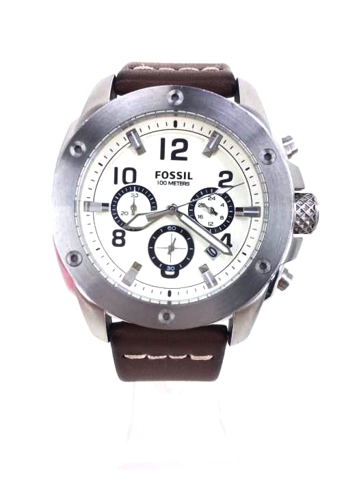 FOSSIL（フォッシル） Modern Machine Chronograph Brown Leather Watch メンズ 腕時計