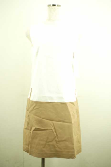 ZARA BASIC (ザラベーシック) バイカラーワンピース レディース ワンピース