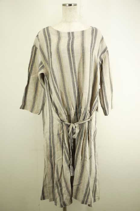 nest Robe （ネストローブ） リネンストライプワンピース レディース ワンピース