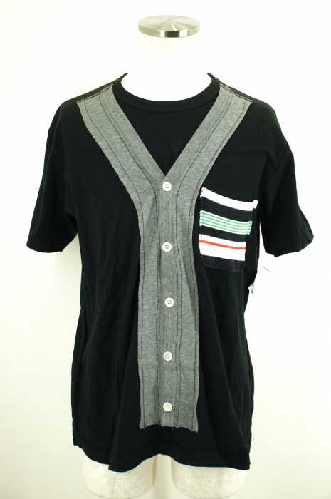 COMME des GARCONS HOMME PLUS （コムデギャルソンオムプリュス） AD2009 カーディガンデザインTシャツ メンズ トップス
