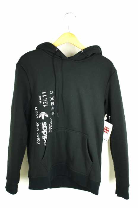 adidas originals × ALEXANDER WANG （アディダス アレキサンダーワン） AW Graphic Hoodie 裏起毛フーディー メンズ トップス