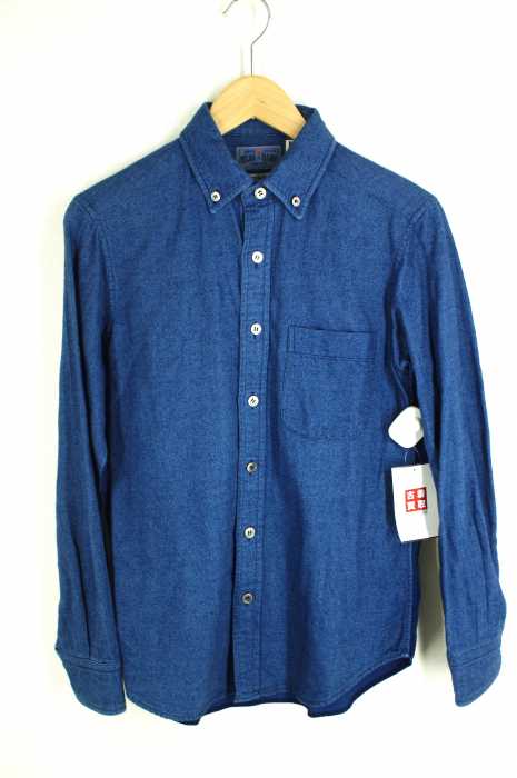 BLUE BLUE(ブルーブルー) コーデュロイ切替 ボタンダウン メンズ トップス