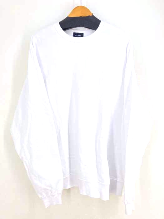 BEAMS(ビームス) ビッグクルーネックスウェットシャツ メンズ トップス