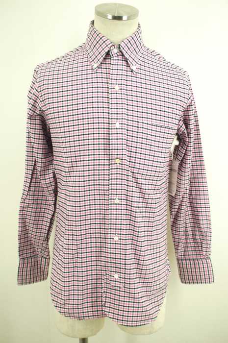 BROOKS BROTHERS BLACKFLEECE （ブルックスブラザーズブラックフリース） チェックボタンダウンシャツ メンズ トップス