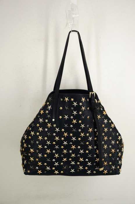 JIMMYCHOO （ジミーチュウ） SASHA 総スタッズ カーフトートバッグ レディース バッグ
