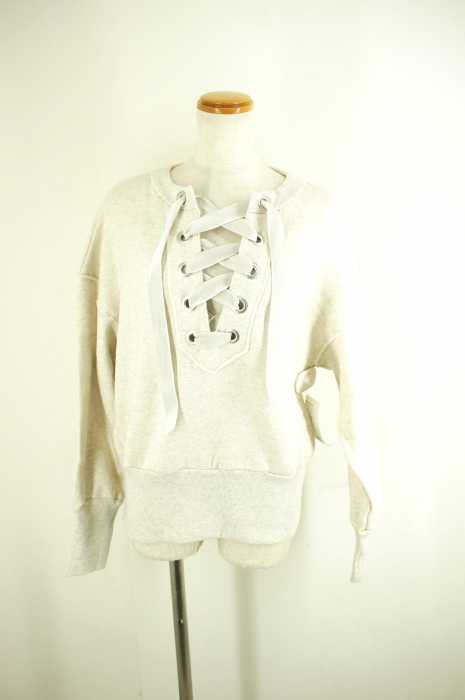 kei shirahata（ケイシラハタ） Lace-up　Pullover レディース トップス