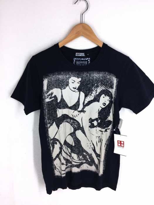 HYSTERIC GLAMOUR （ヒステリックグラマー） BETTIE PAGE クルーネックカットソー メンズ トップス