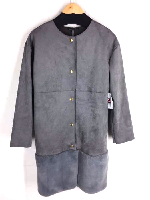 ZARA(ザラ) ノーカラーカットオフコート レディース アウター
