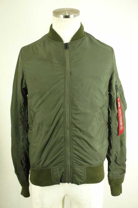 ALPHA INDUSTRIES （アルファインダストリーズ） BONDING MA-1 LIGHT メンズ アウター
