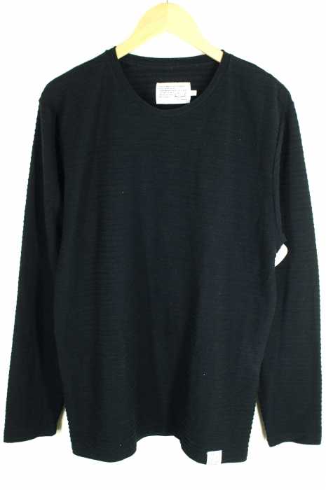 AZUL by moussy (アズールバイマウジー) タック天竺クルーネック長袖プルオーバー メンズ トップス