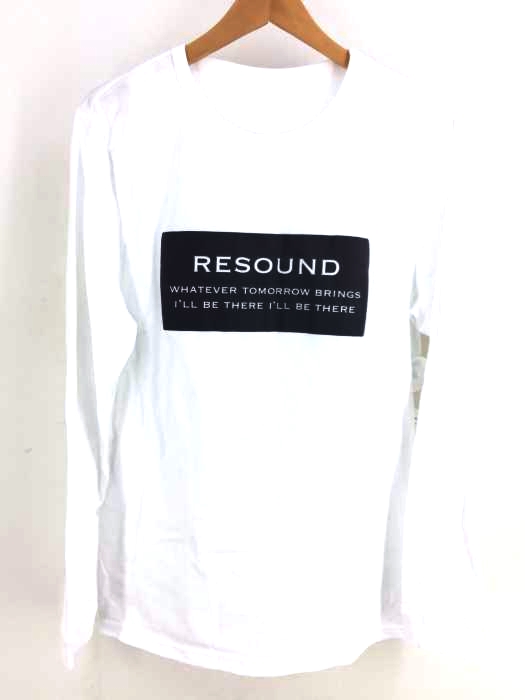 RESOUND CLOTHING(リサウンドクロージング) BOXROGO LONG T SHIRT オーガニックコットンロングスリーブTシャツ メンズ トップス