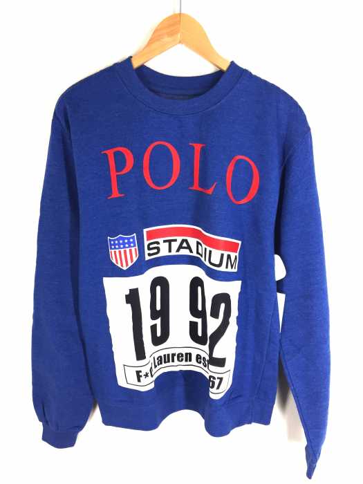 USED古着 (ユーズドフルギ) STADIUM 1992 パロディーロゴスウェット メンズ トップス