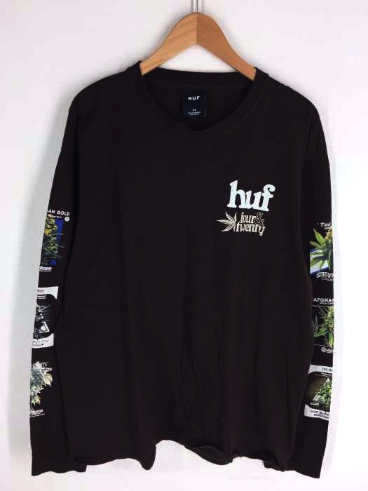 HUF（ハフ） 長袖クルーネックTシャツ ロングスリーブカットソー ロンT メンズ トップス