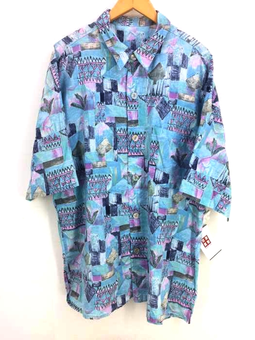 USED古着(ユーズドフルギ) 総柄半袖シャツ メンズ トップス